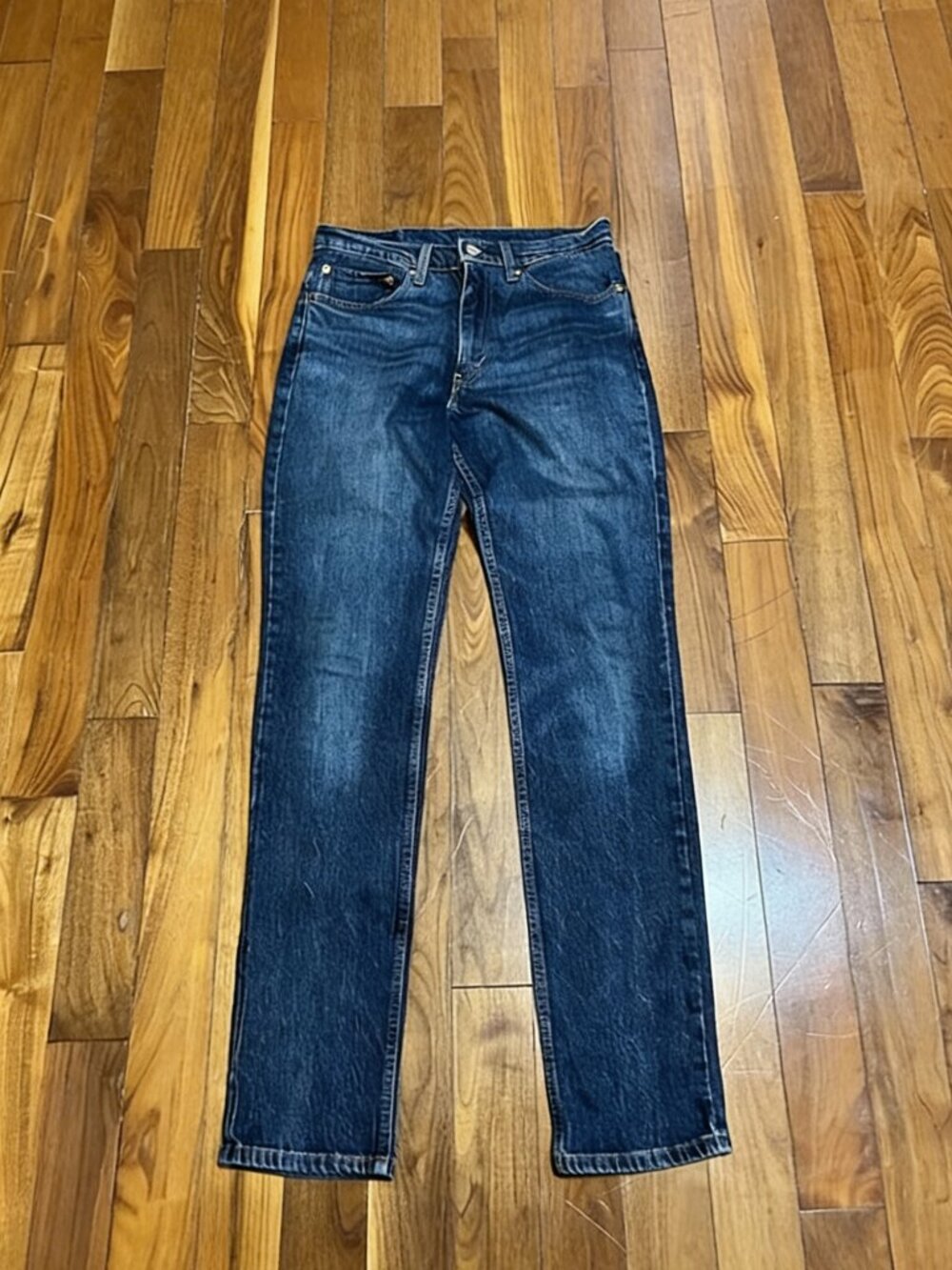 Levi's 511 Jeans Men's W34 L34 Blue Dark Wash Slim Fit Mid Rise